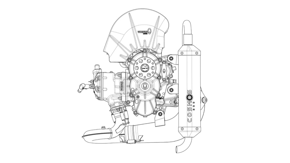 Vittorazi Cosmos 300 MY25 Trike Motor