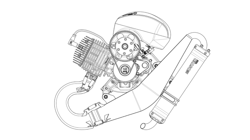 Vittorazi Moster 185 Plus MY25 Paramotor Motor